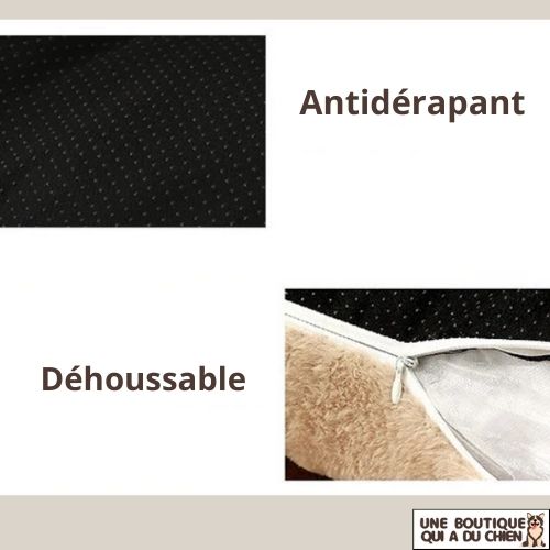 canapé-pour-chien-déhoussable-antidérapant