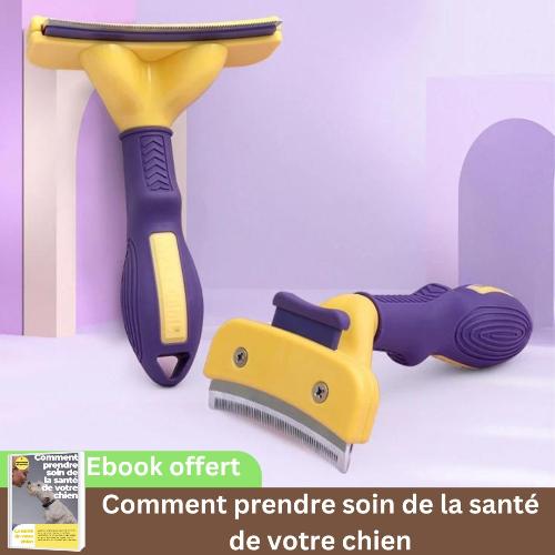 brosse-pour-chien-démêlante-hygiène