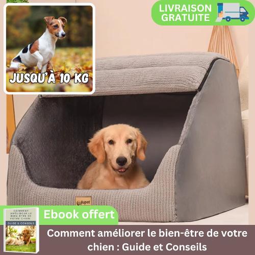 niche-pour-chien-interieur-gris-confortable