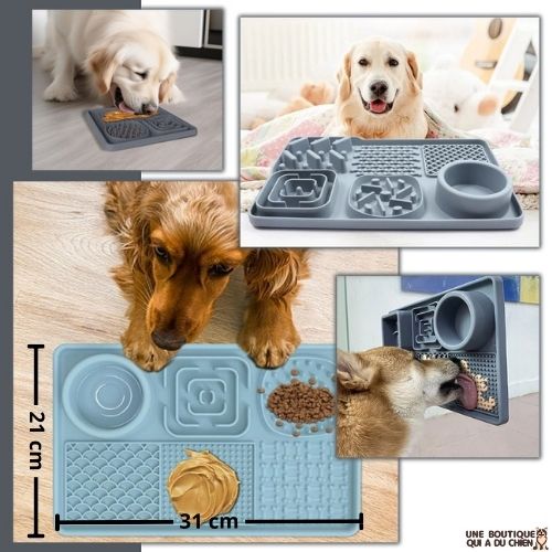 tapis-de-léchage-chien-rectangulaire-alimentation