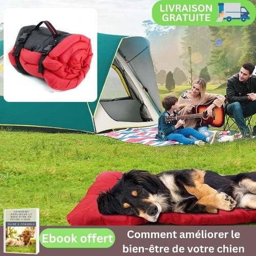 tapis-pour-chien-rouge-camping